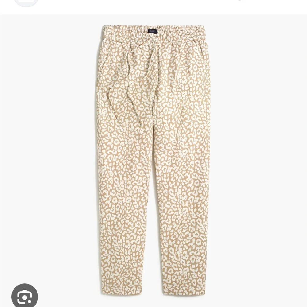 J Crew Factory linen draw string pants. Size 2 - Picture 2 of 4